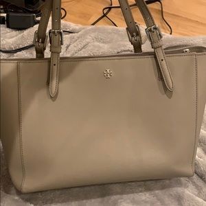 Tory burch york small tote gray